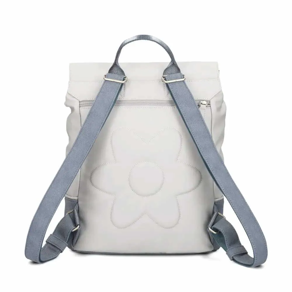 ZWEI Jana Rucksack Hellblau Lederimitat 