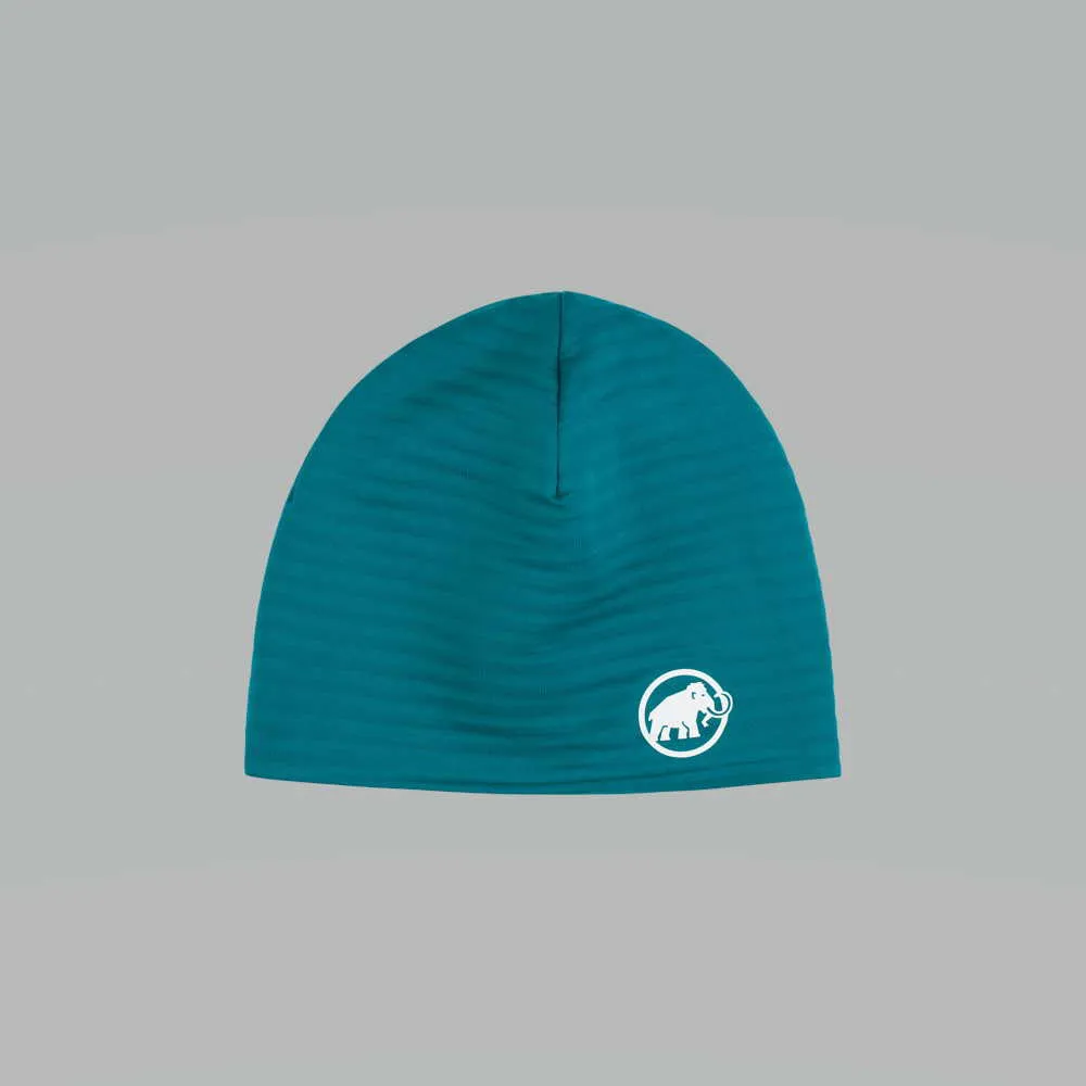 MAMMUT leicht, quick dry, dehnbar Mütze Petrol Textil 