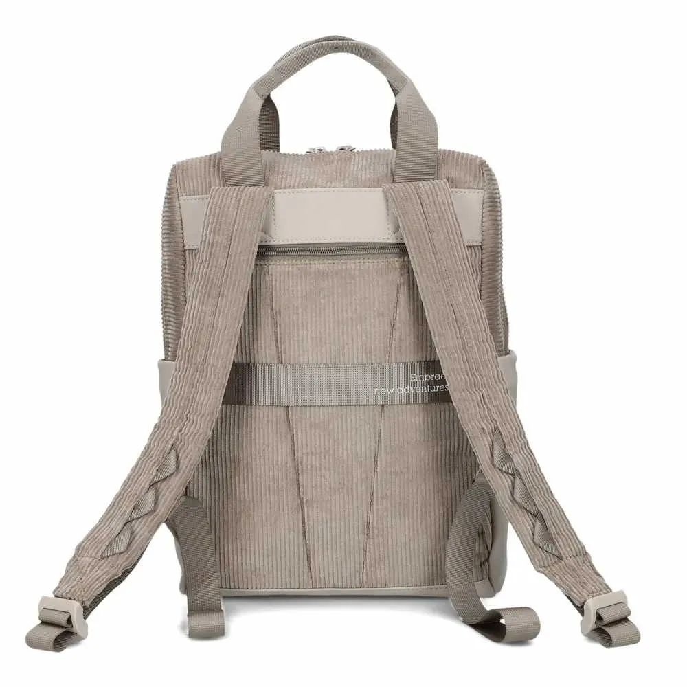 ZWEI mit Handytäschli Rucksack Taupe Textil ZWEI mit Handytäschli Rucksack Taupe Textil