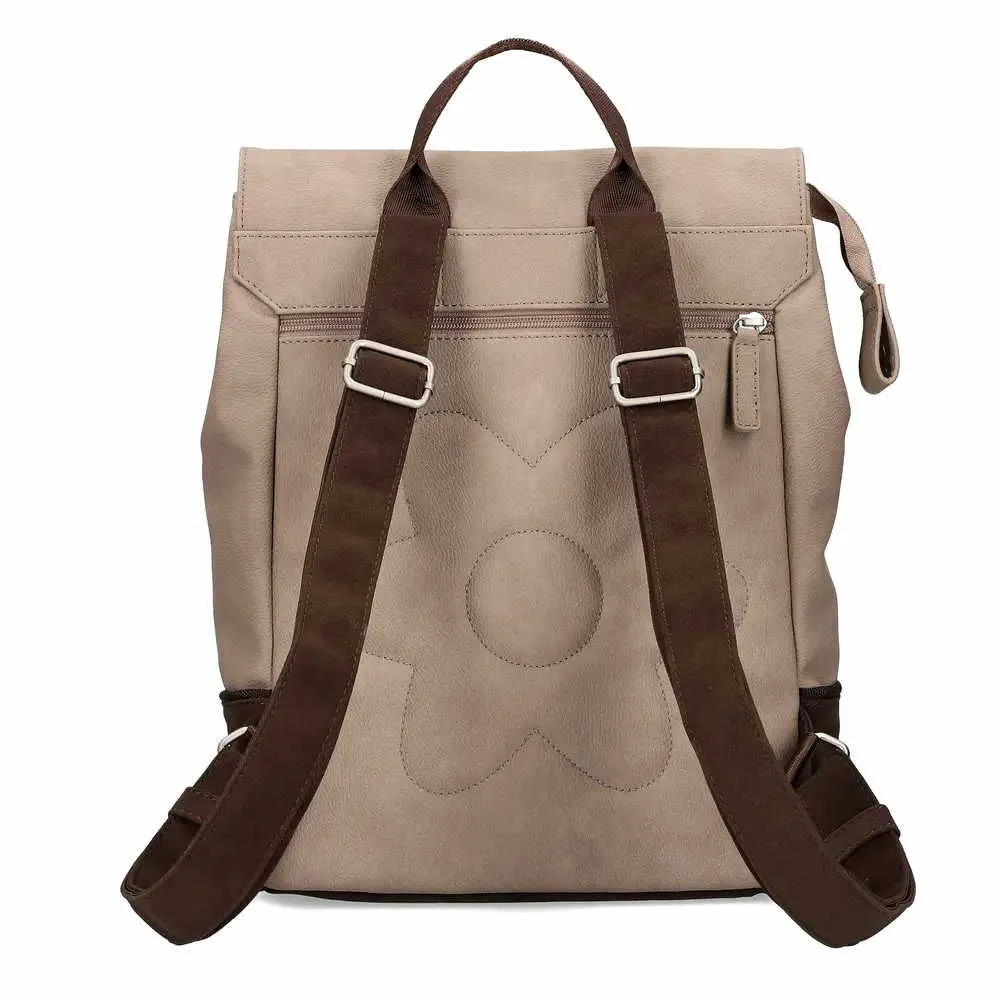 ZWEI Rucksack Beige Lederimitat ZWEI Rucksack Beige Lederimitat