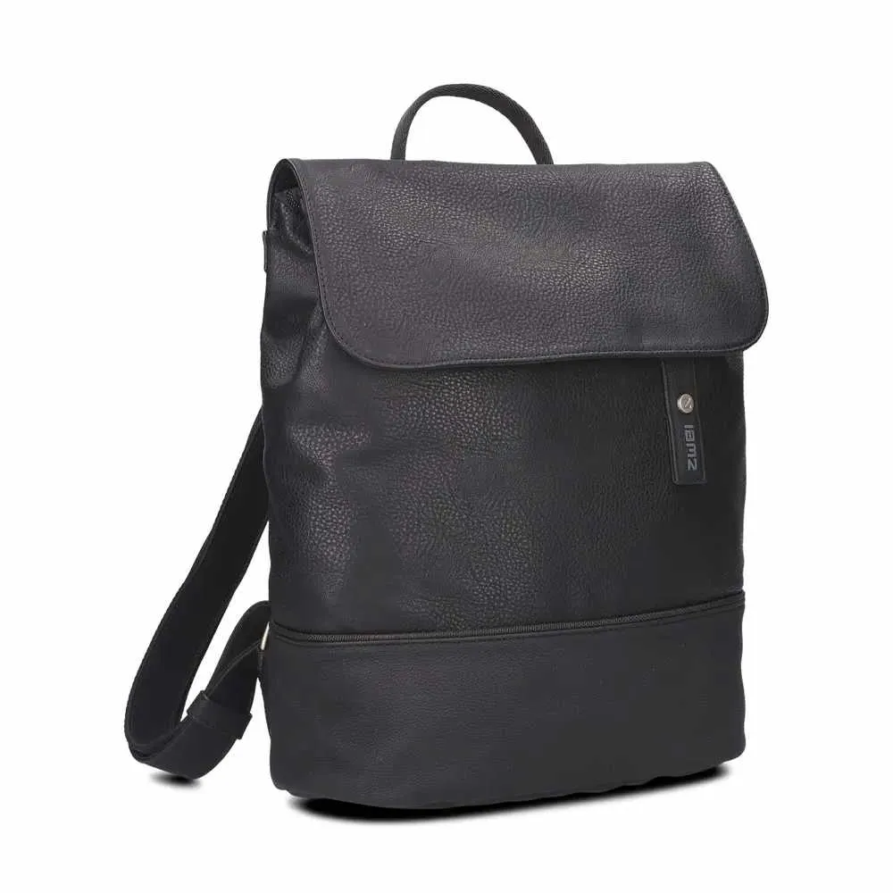 ZWEI Rucksack Schwarz Lederimitat ZWEI Rucksack Schwarz Lederimitat