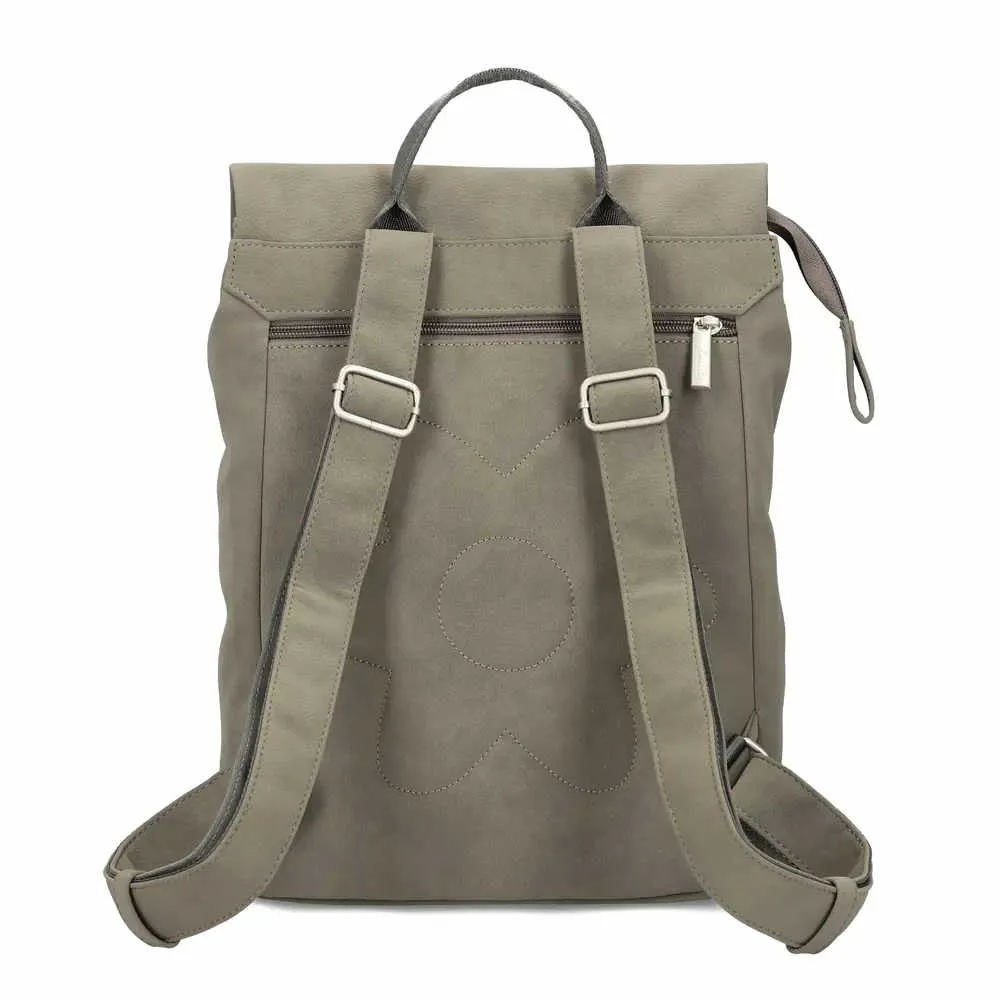 ZWEI Rucksack Taupe Lederimitat ZWEI Rucksack Taupe Lederimitat