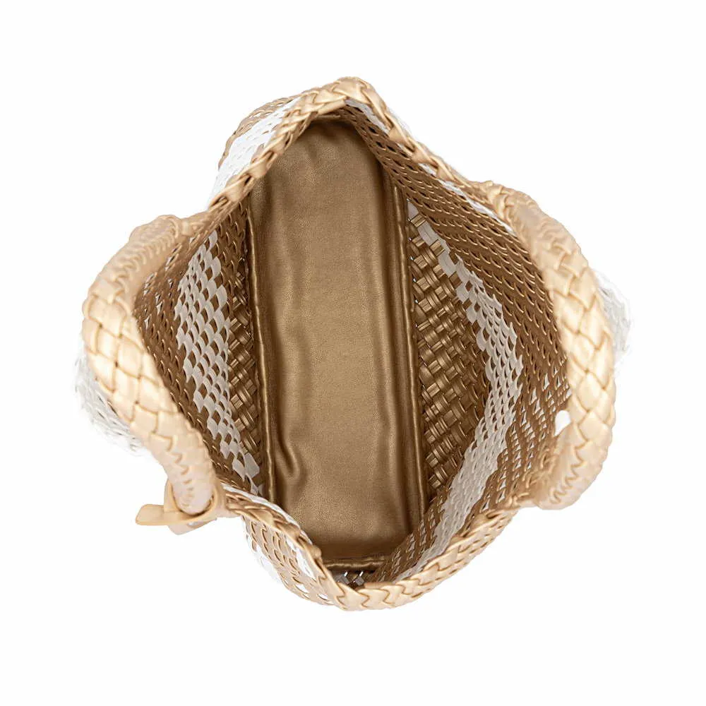 REMONTE Sommertasche Gold Lederimitat mit Bag in Bag REMONTE Sommertasche Gold Lederimitat mit Bag in Bag