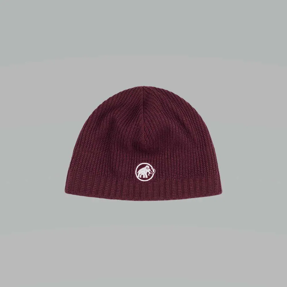 MAMMUT feinmaschig, Logo Mütze Bordeau Textil 