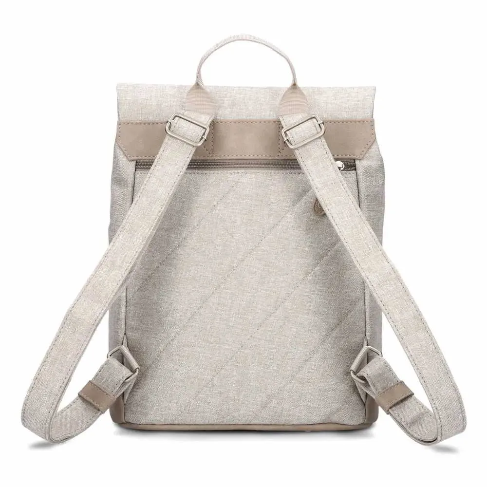 ZWEI Rucksack Beige Textil ZWEI Rucksack Beige Textil