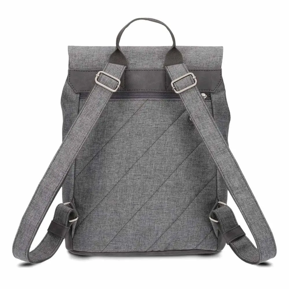 ZWEI Rucksack Grau Textil ZWEI Rucksack Grau Textil