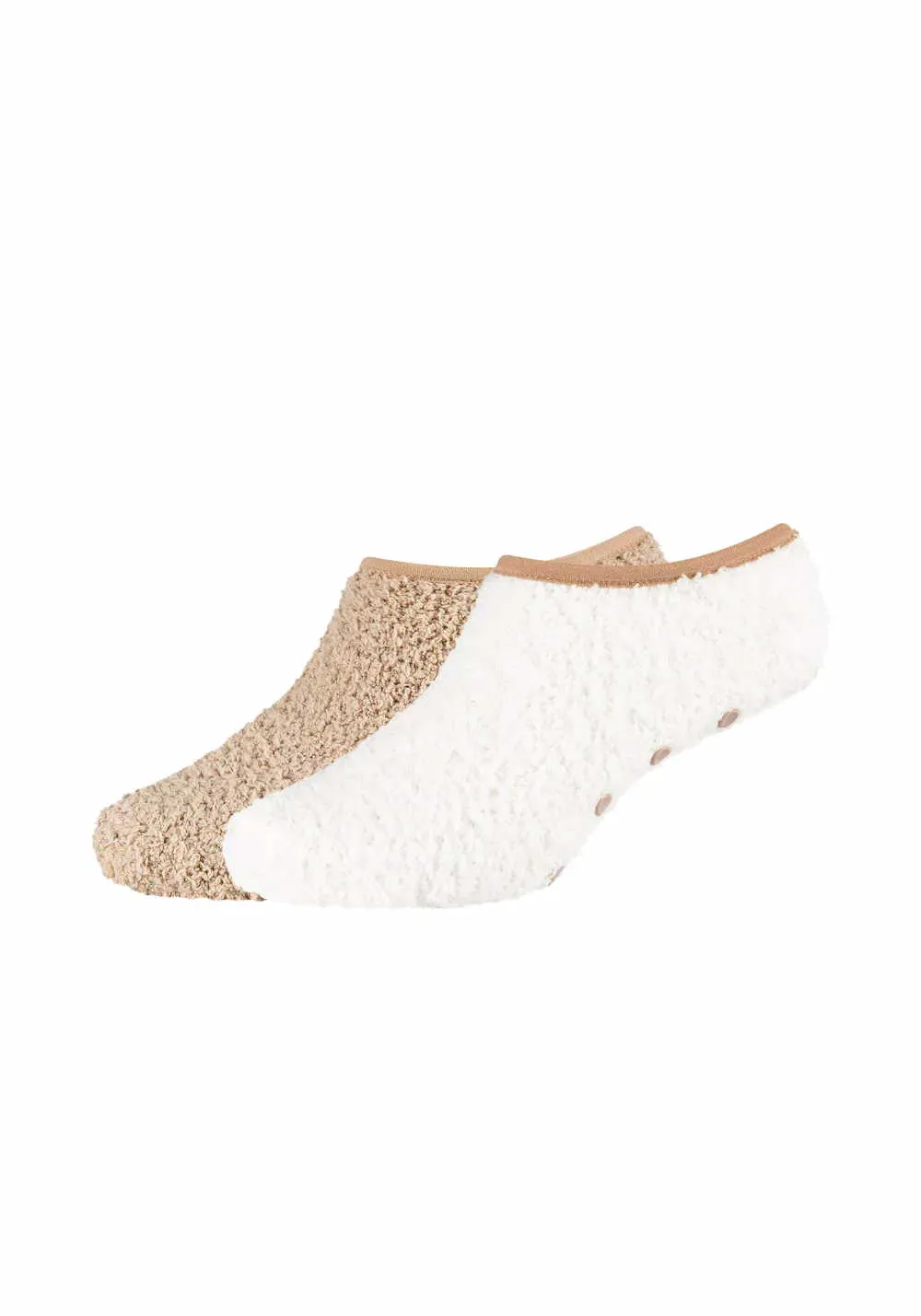 CAMANO Sneaker ABS 2-ER P. Antirutsch-Socken Beige Textil CAMANO Sneaker ABS 2-ER P. Antirutsch-Socken Beige Textil
