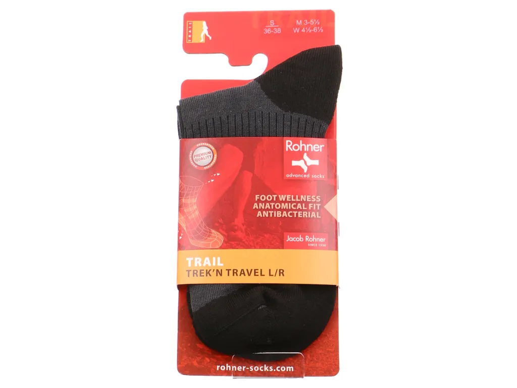 ROHNER Outdoorsocke kurz,Polsterungen Funktions-Socken Grau Textil ROHNER Outdoorsocke kurz,Polsterungen Funktions-Socken Grau Textil