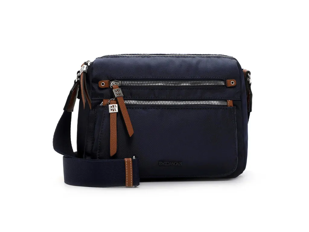 EMILY & NOAH Umhängetasche Blau Textil EMILY & NOAH Umhängetasche Blau Textil