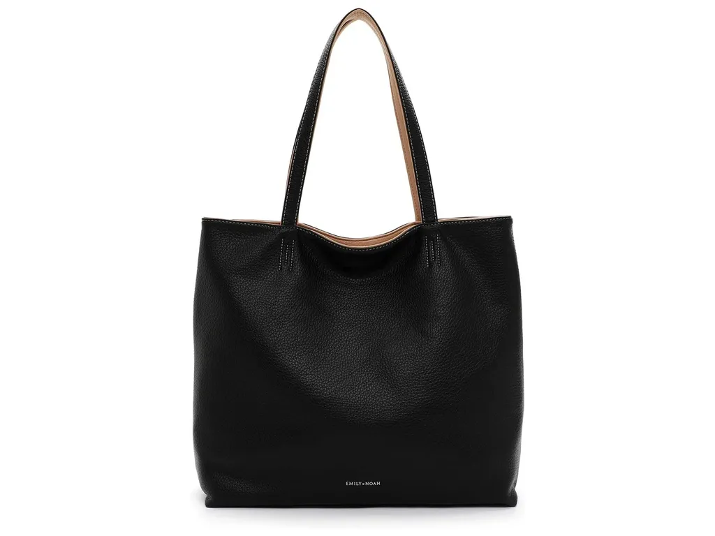EMILY & NOAH mit Bag in Bag Shopper Schwarz Lederimitat EMILY & NOAH mit Bag in Bag Shopper Schwarz Lederimitat