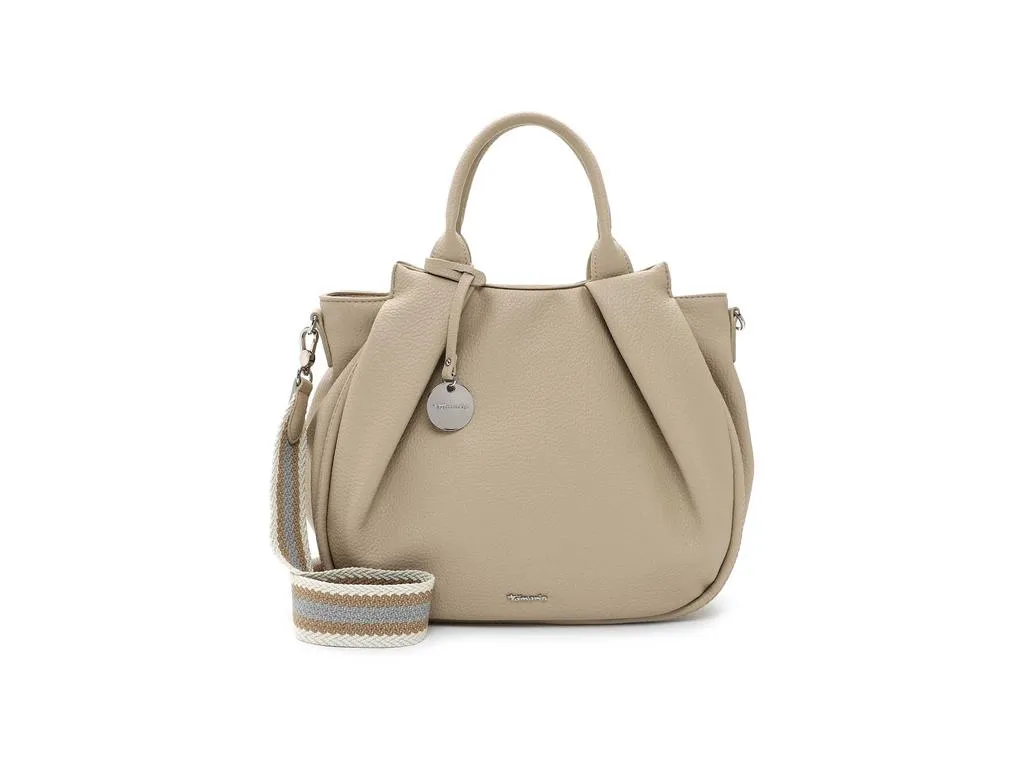 TAMARIS Henkeltasche Beige Lederimitat TAMARIS Henkeltasche Beige Lederimitat