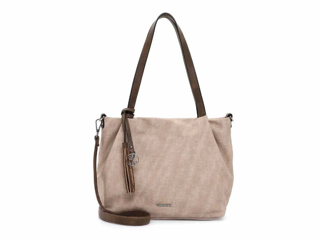 EMILY & NOAH mit Bag in Bag Shopper Taupe Lederimitat EMILY & NOAH mit Bag in Bag Shopper Taupe Lederimitat