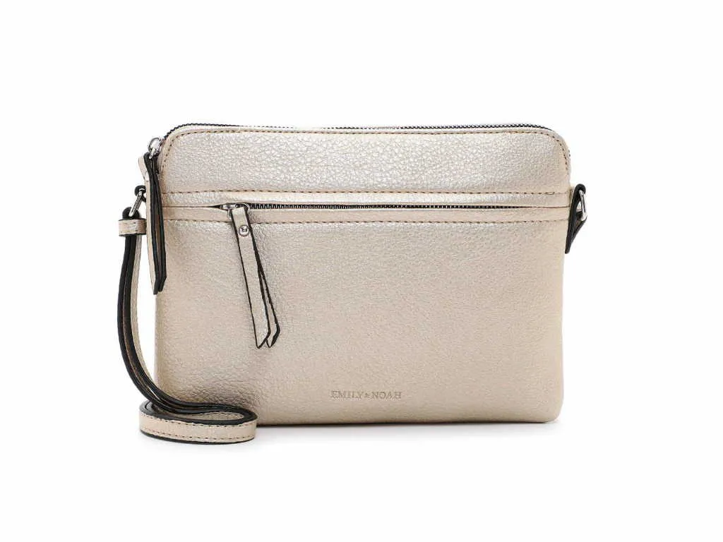 EMILY & NOAH Umhängetasche Gold Lederimitat 