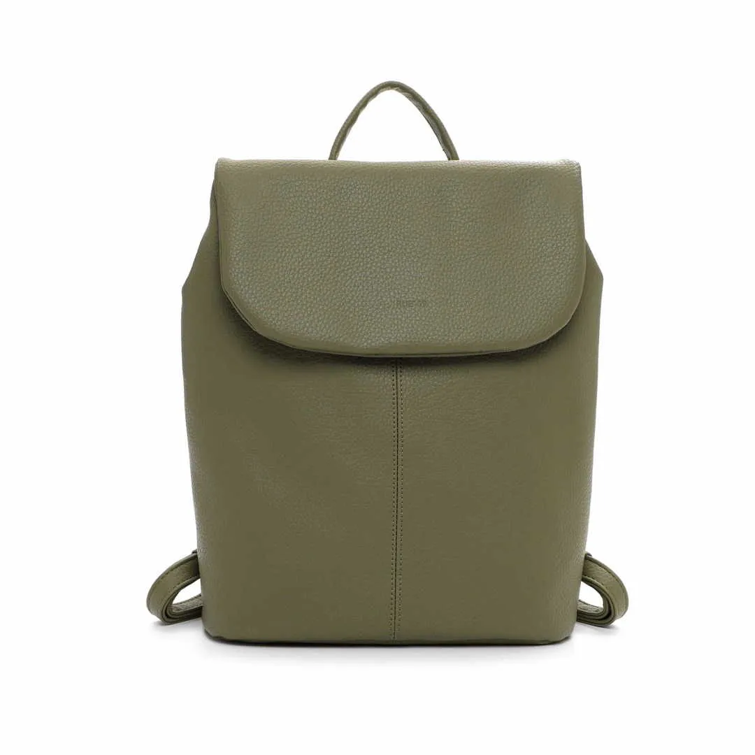 RUE68 Rucksack Khaki Lederimitat RUE68 Rucksack Khaki Lederimitat