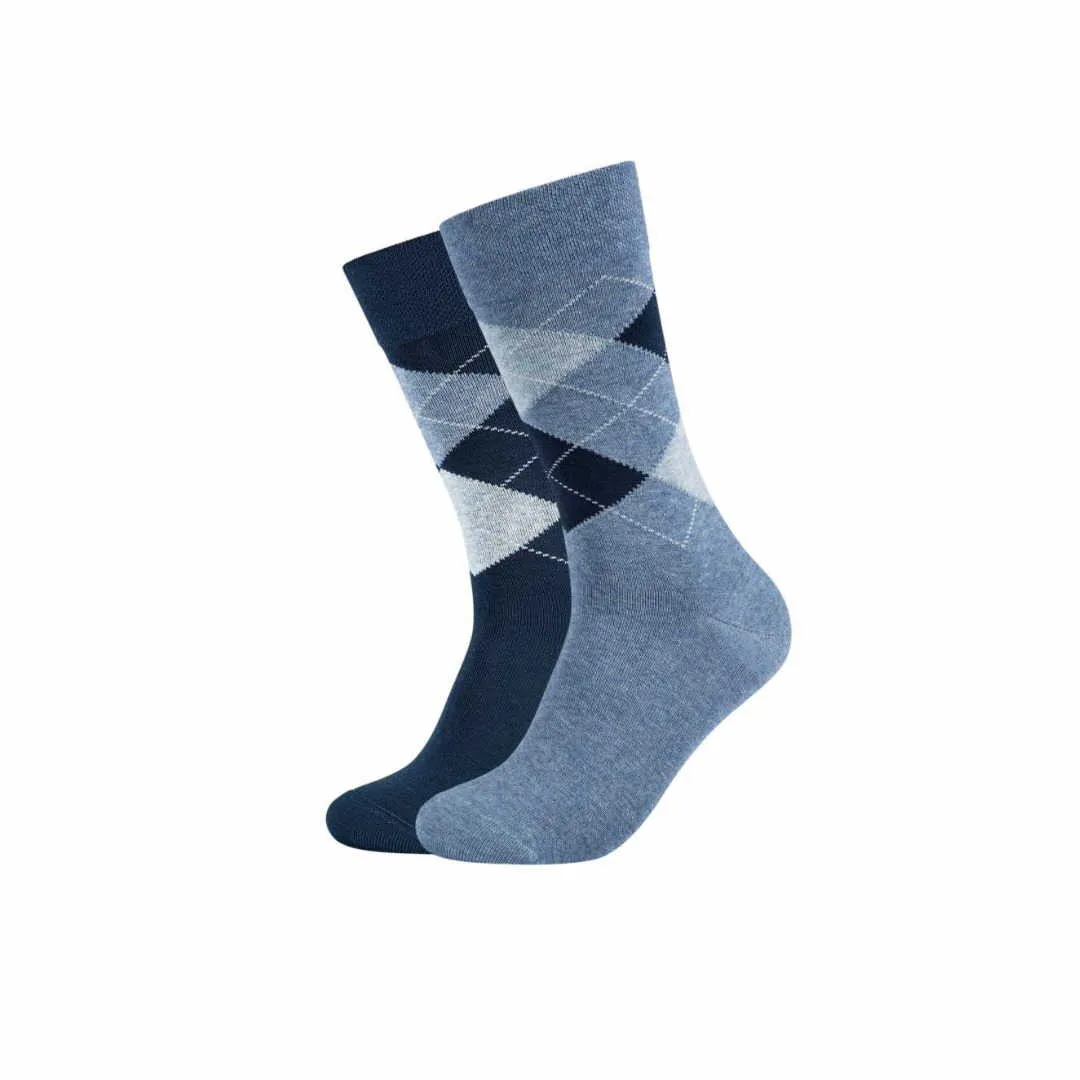 CAMANO 2-ER Pack Freizeitsocken Dunkelblau Textil 