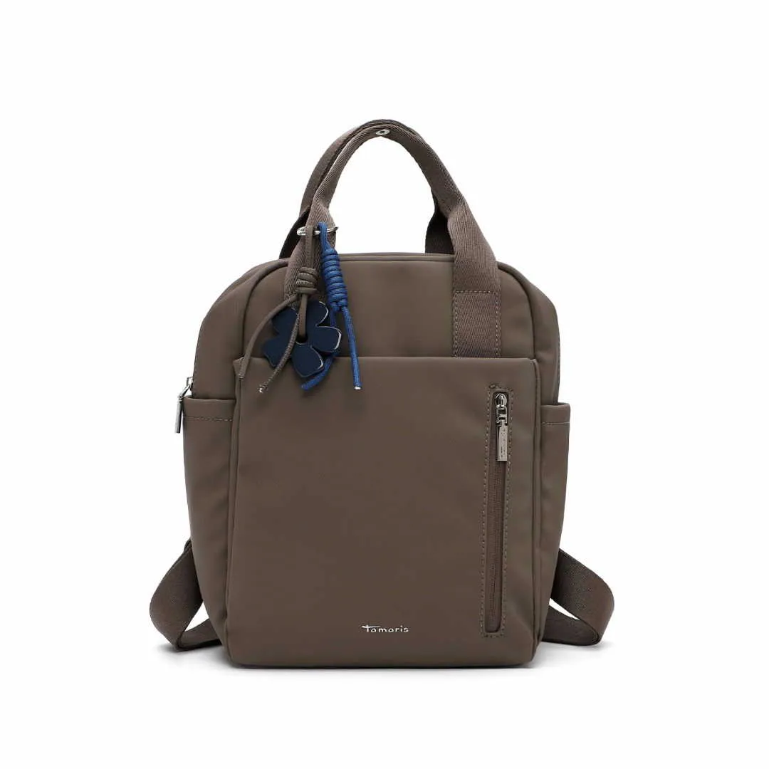 TAMARIS wasserabweisend Rucksack Taupe Textil 