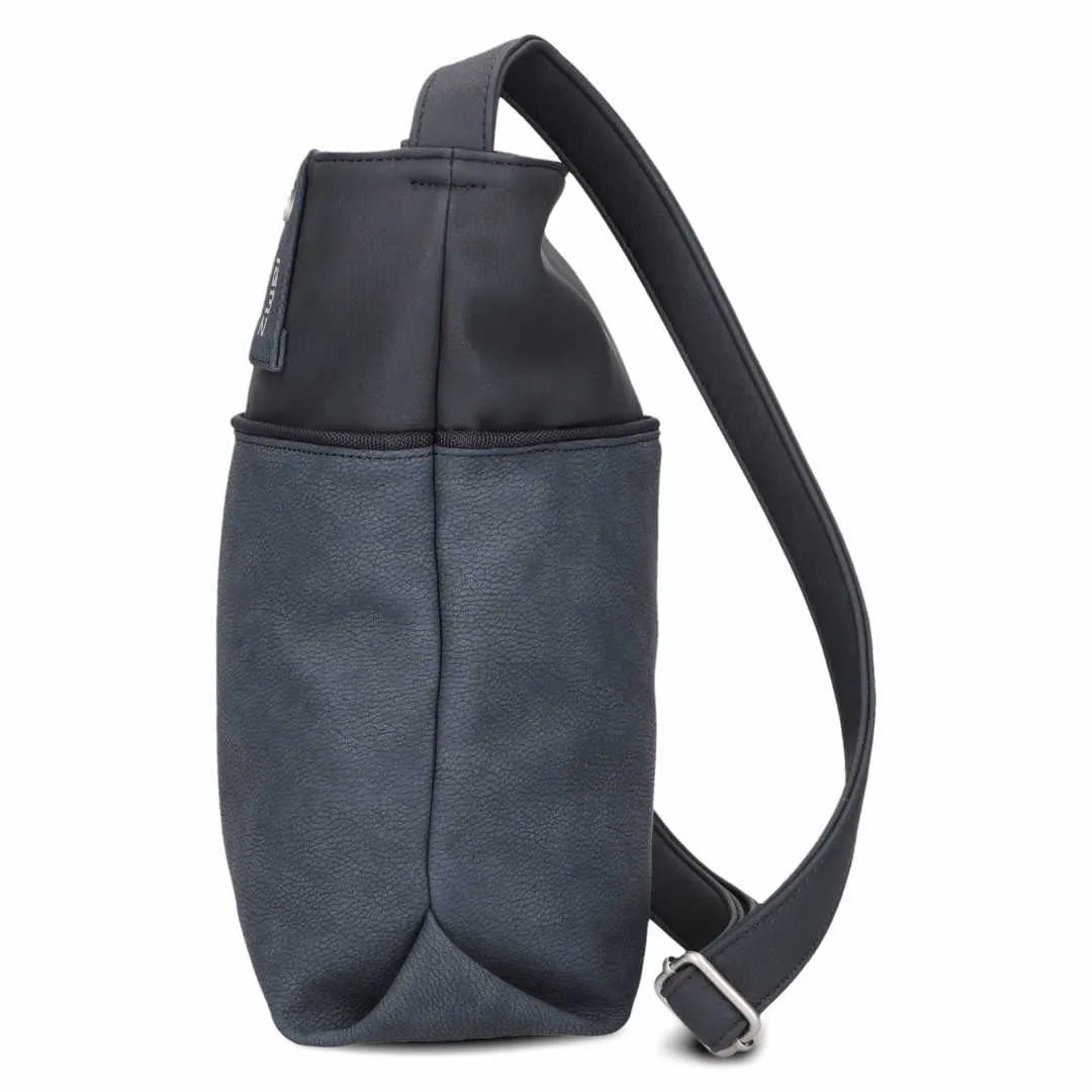 ZWEI Beuteltasche Schwarz Lederimitat ZWEI Beuteltasche Schwarz Lederimitat