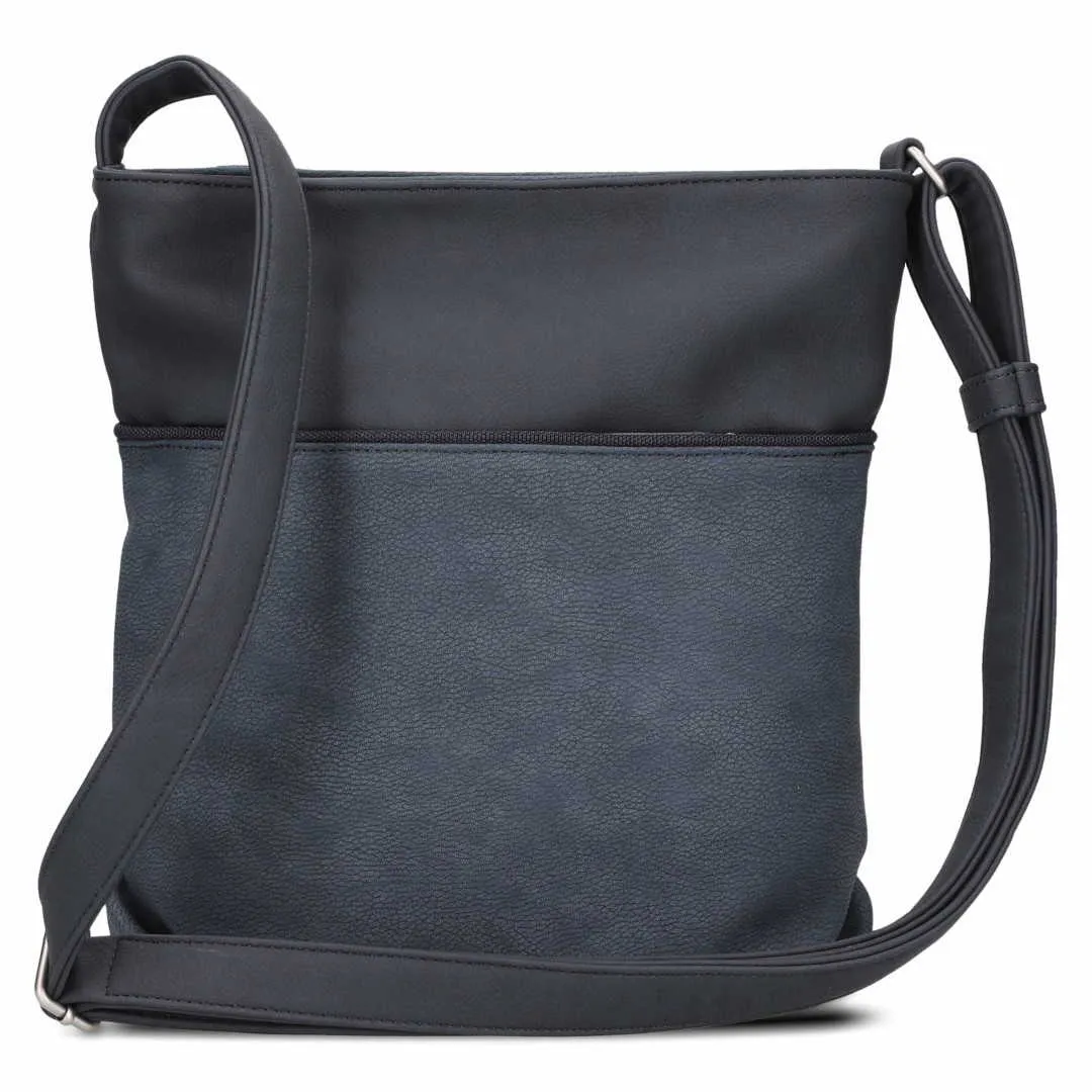 ZWEI Beuteltasche Schwarz Lederimitat ZWEI Beuteltasche Schwarz Lederimitat