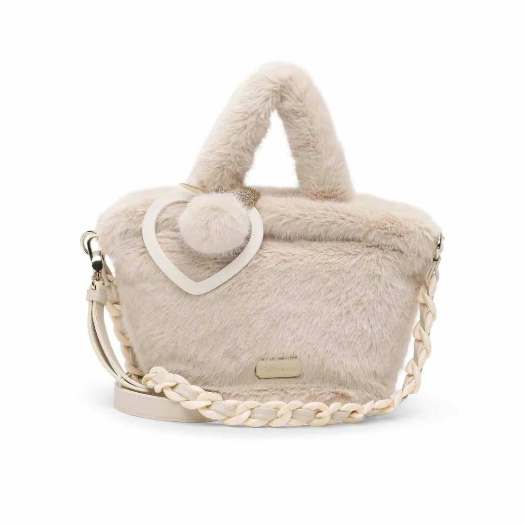 TAMARIS Wintertasche Offwhite Textil TAMARIS Wintertasche Offwhite Textil