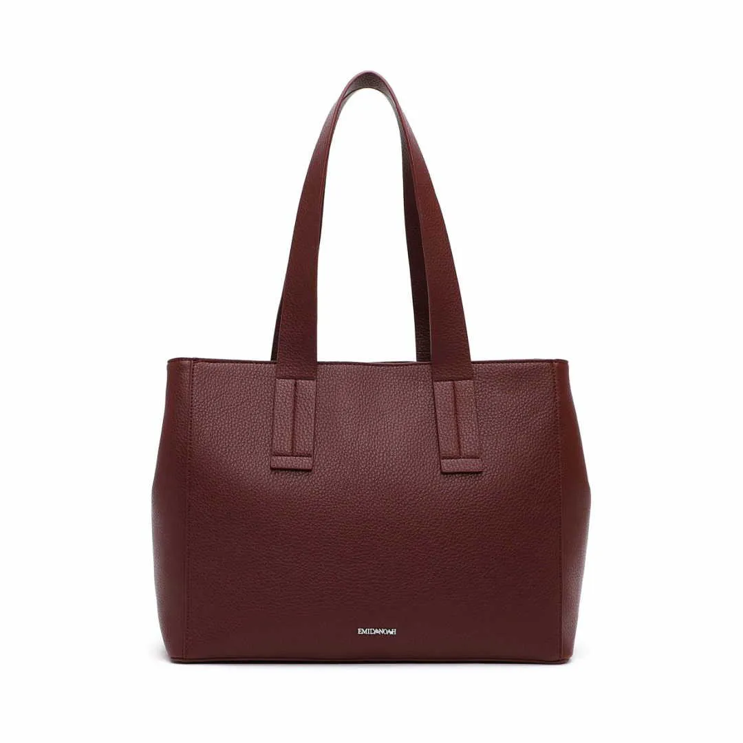 EMILY & NOAH Shopper Bordeau Lederimitat EMILY & NOAH Shopper Bordeau Lederimitat