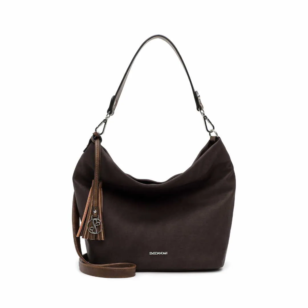 EMILY & NOAH mit Bag in Bag Beuteltasche Braun Lederimitat EMILY & NOAH mit Bag in Bag Beuteltasche Braun Lederimitat
