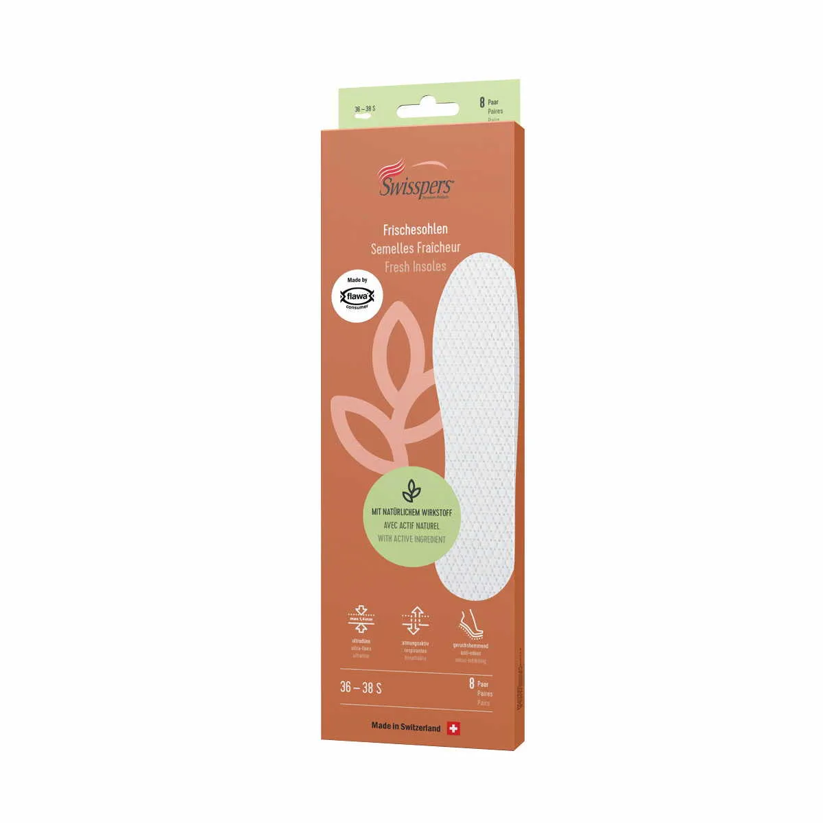 PEDAG Frischesohlen (8-ER Pack) Sohlen Weiss Synthetik 