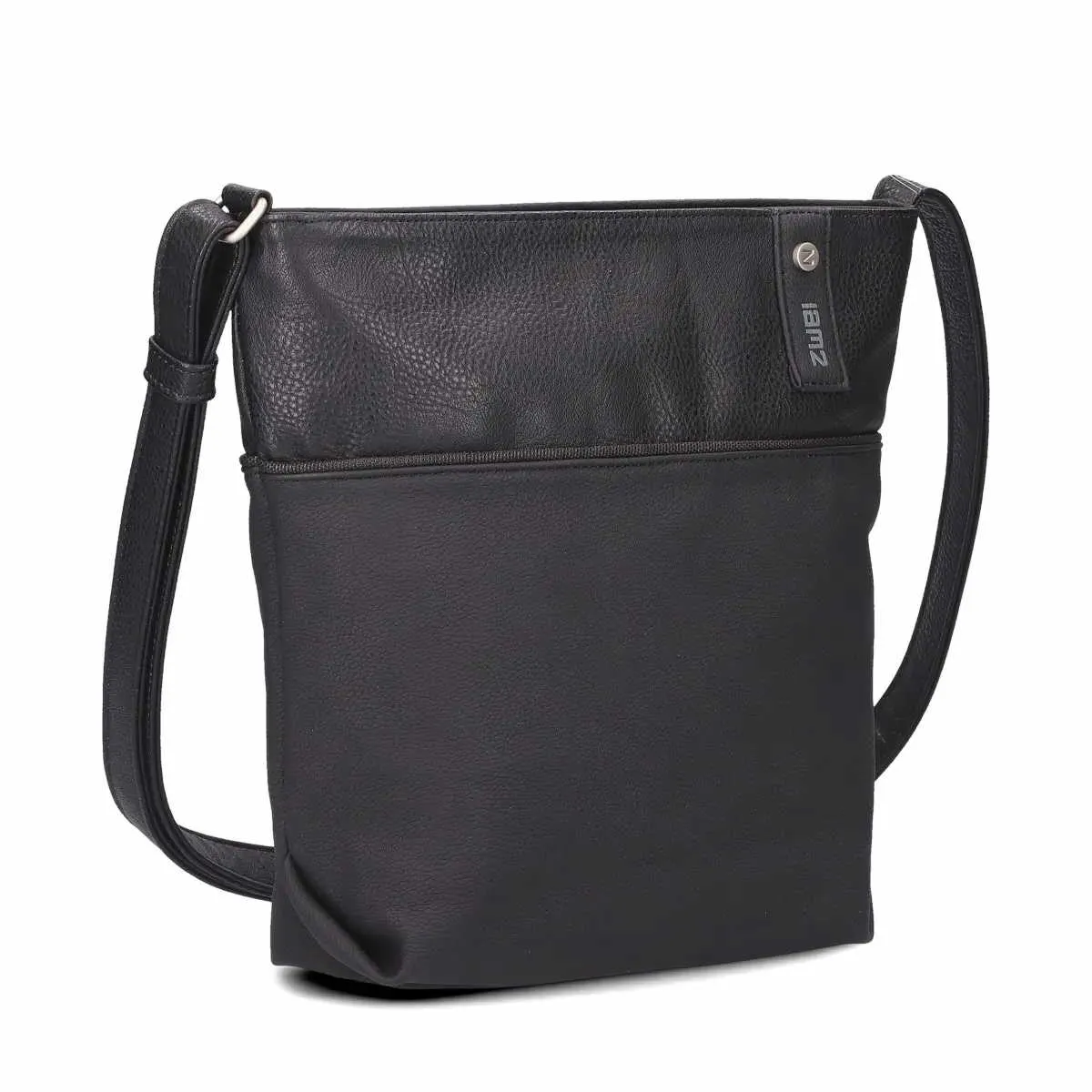 ZWEI Beuteltasche Schwarz Lederimitat ZWEI Beuteltasche Schwarz Lederimitat