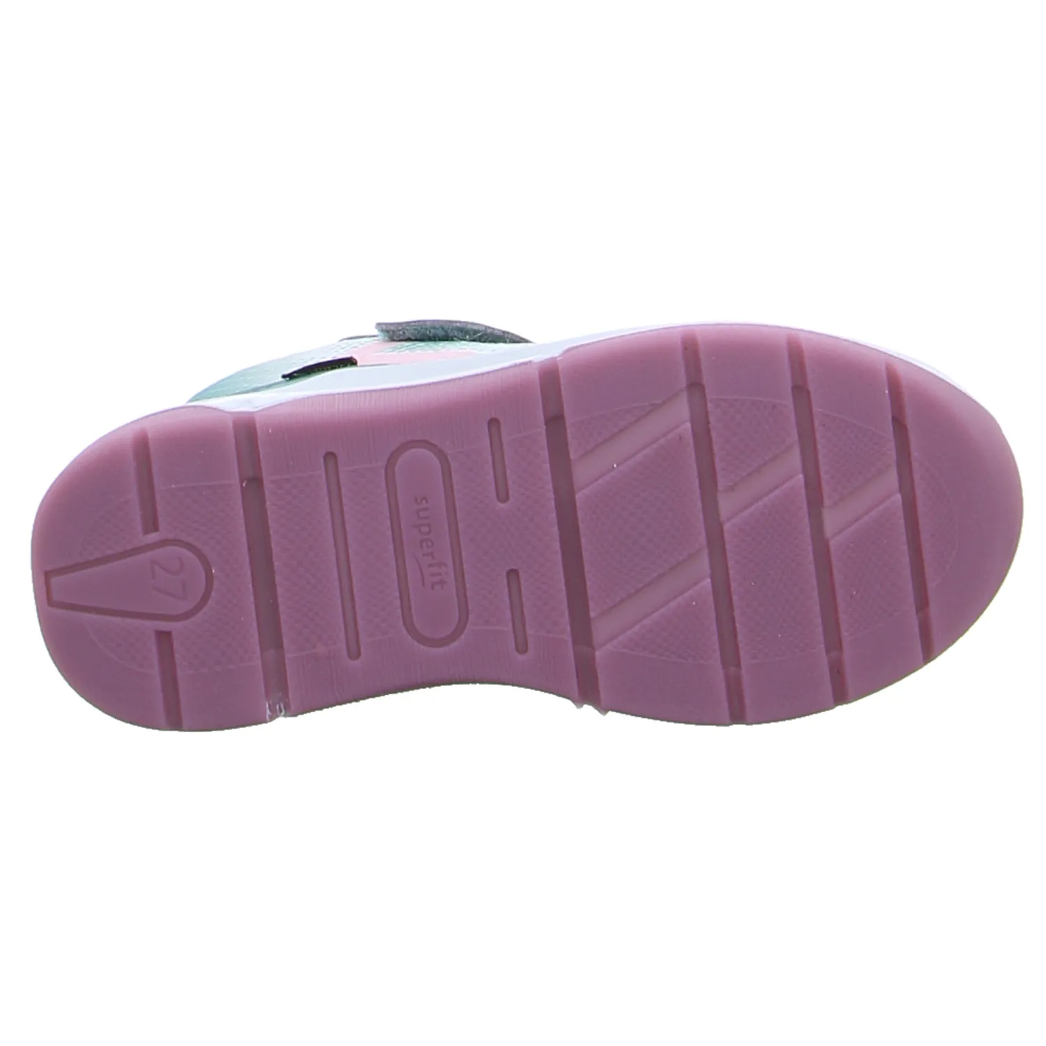 SUPERFIT Sneaker high Kleinkinder-Halbschuh Klett Mint Textil 