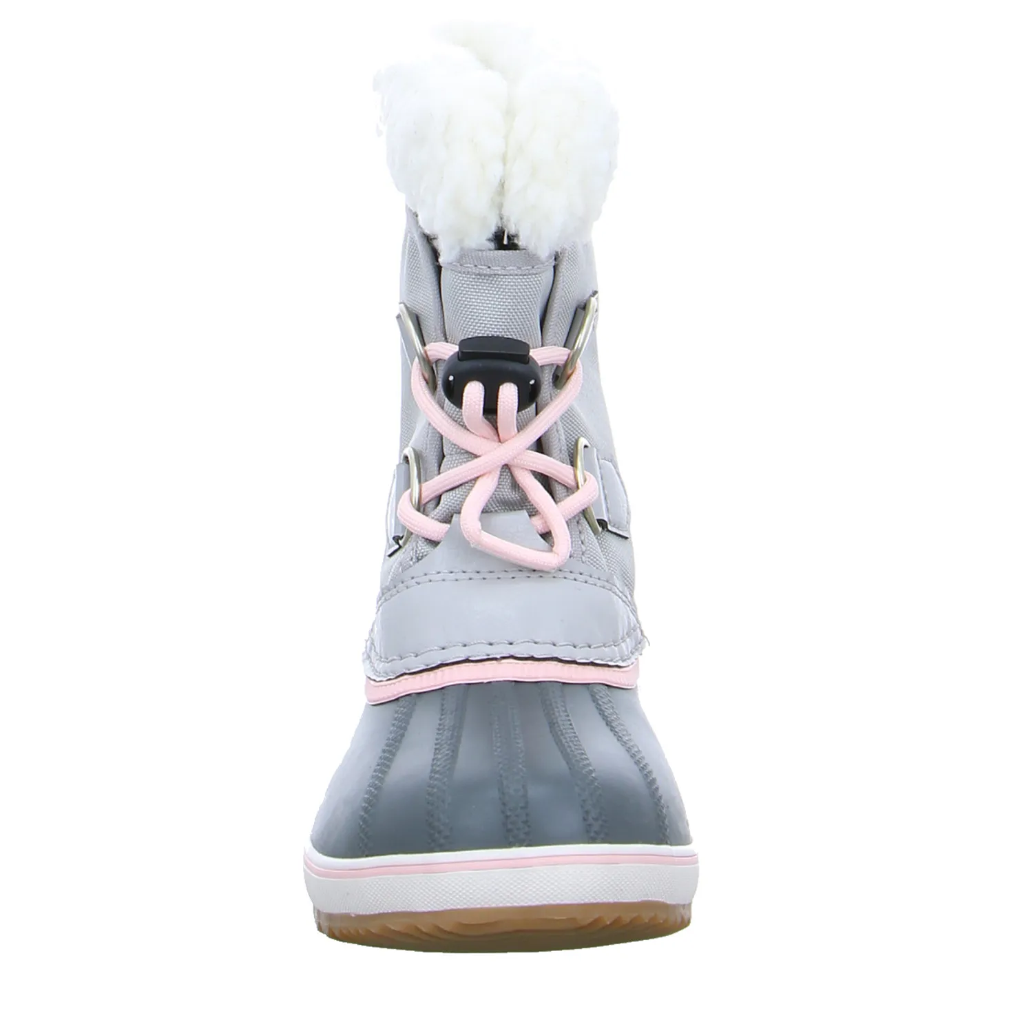 SOREL Schneestiefel Mädchen Kinder-Snowboot Silber Synthetik SOREL Schneestiefel Mädchen Kinder-Snowboot Silber Synthetik