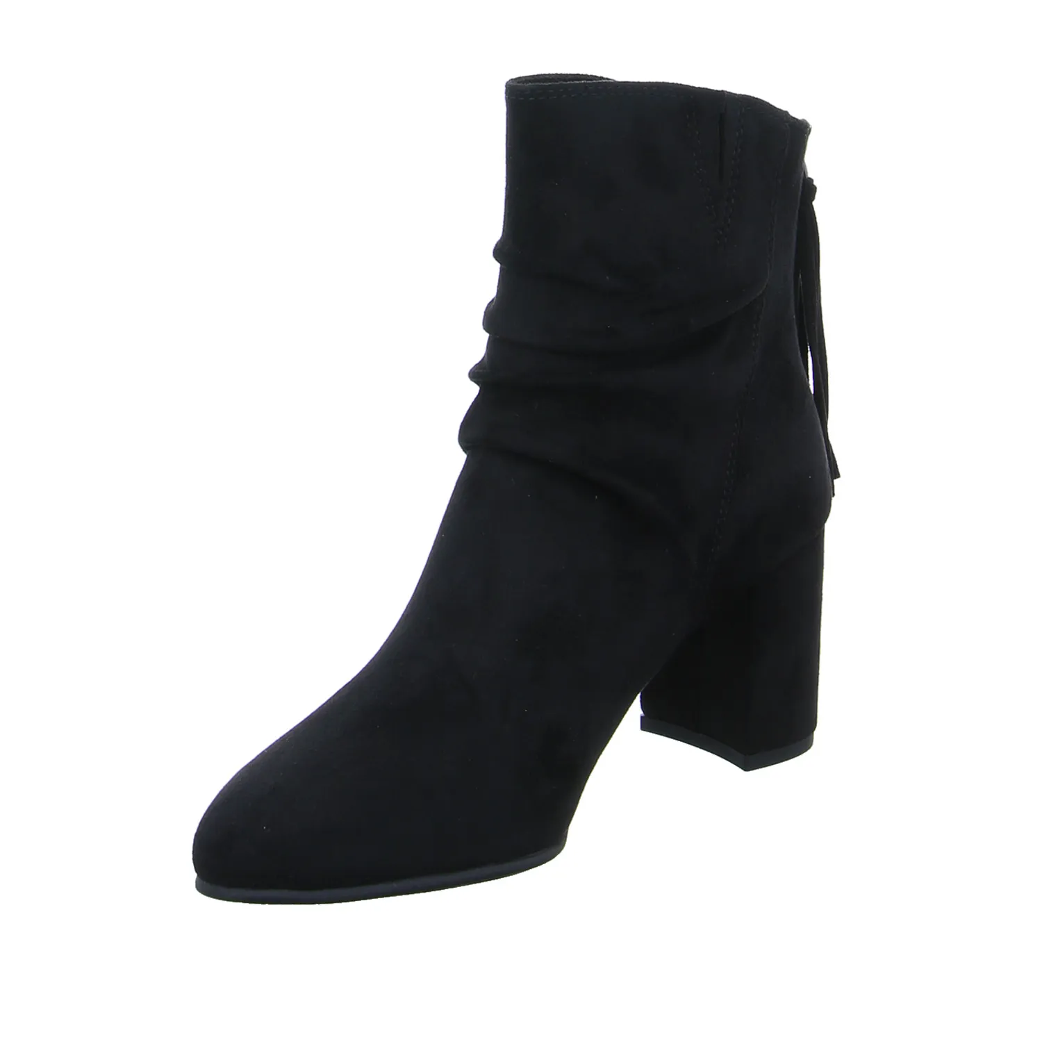 MARCO TOZZI Stiefelette Schwarz Lederimitat 