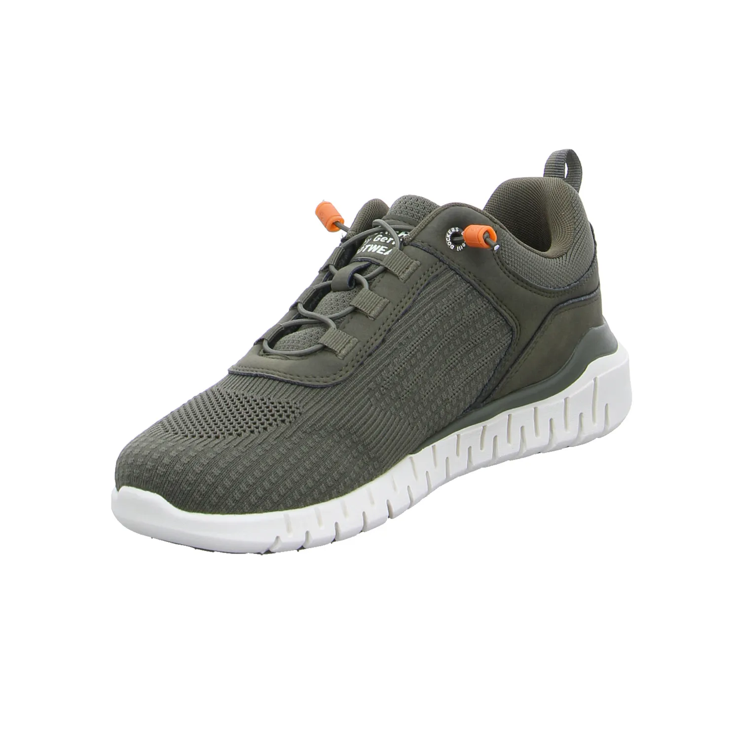 DOCKERS Halbschuhe Sneaker Stoff Khaki Synthetik 