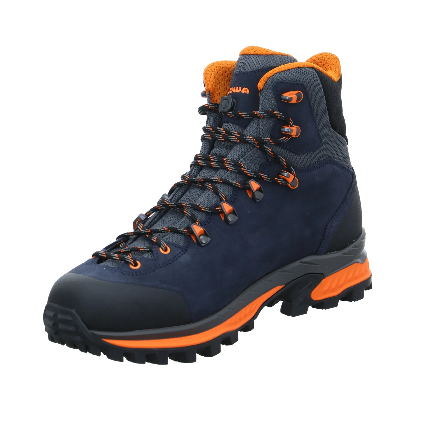 LOWA RANDIR GTX MID Trekkingschuhe Blau Leder LOWA RANDIR GTX MID Trekkingschuhe Blau Leder