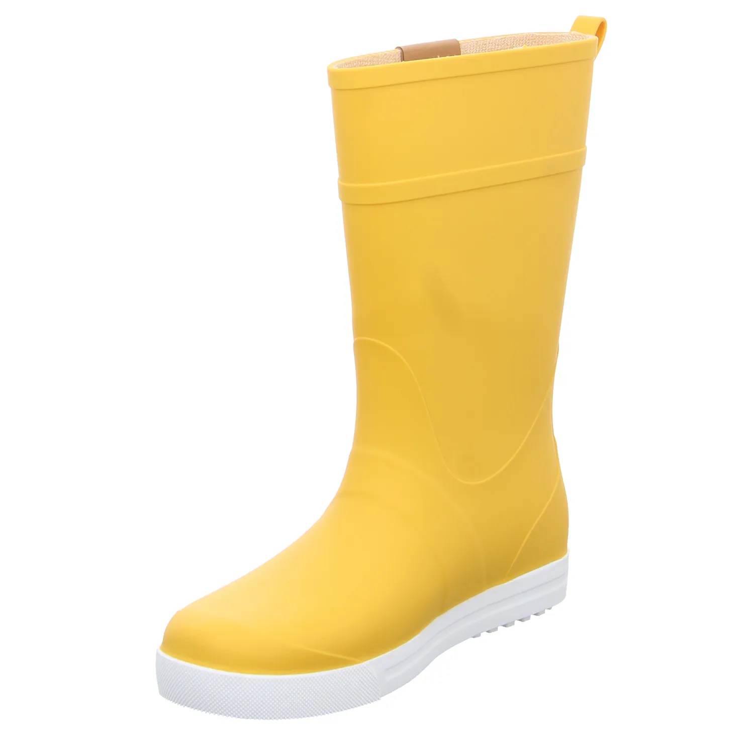 SCHUHDEPOT Damen-Gummistiefel Gelb Synthetik SCHUHDEPOT Damen-Gummistiefel Gelb Synthetik