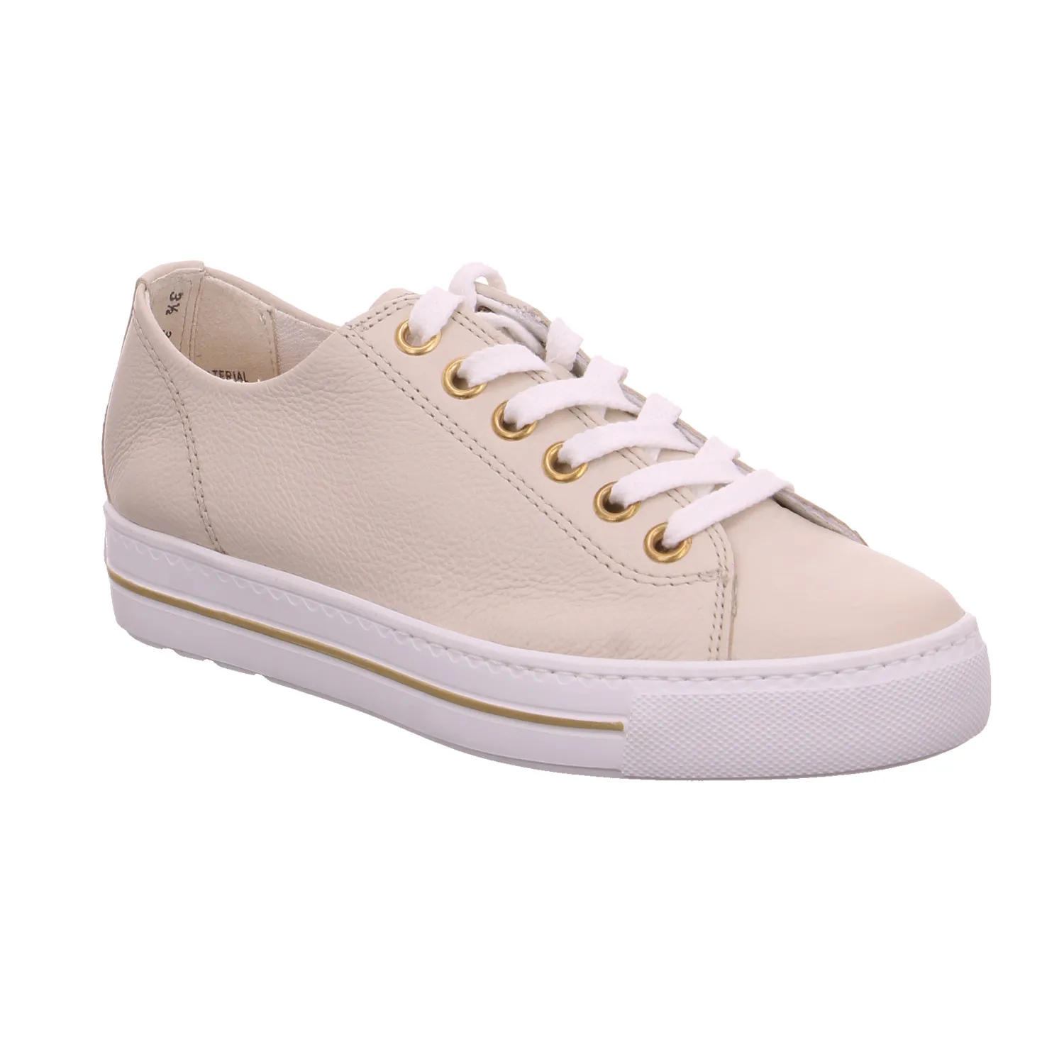 PAUL GREEN Sneaker Beige Leder 