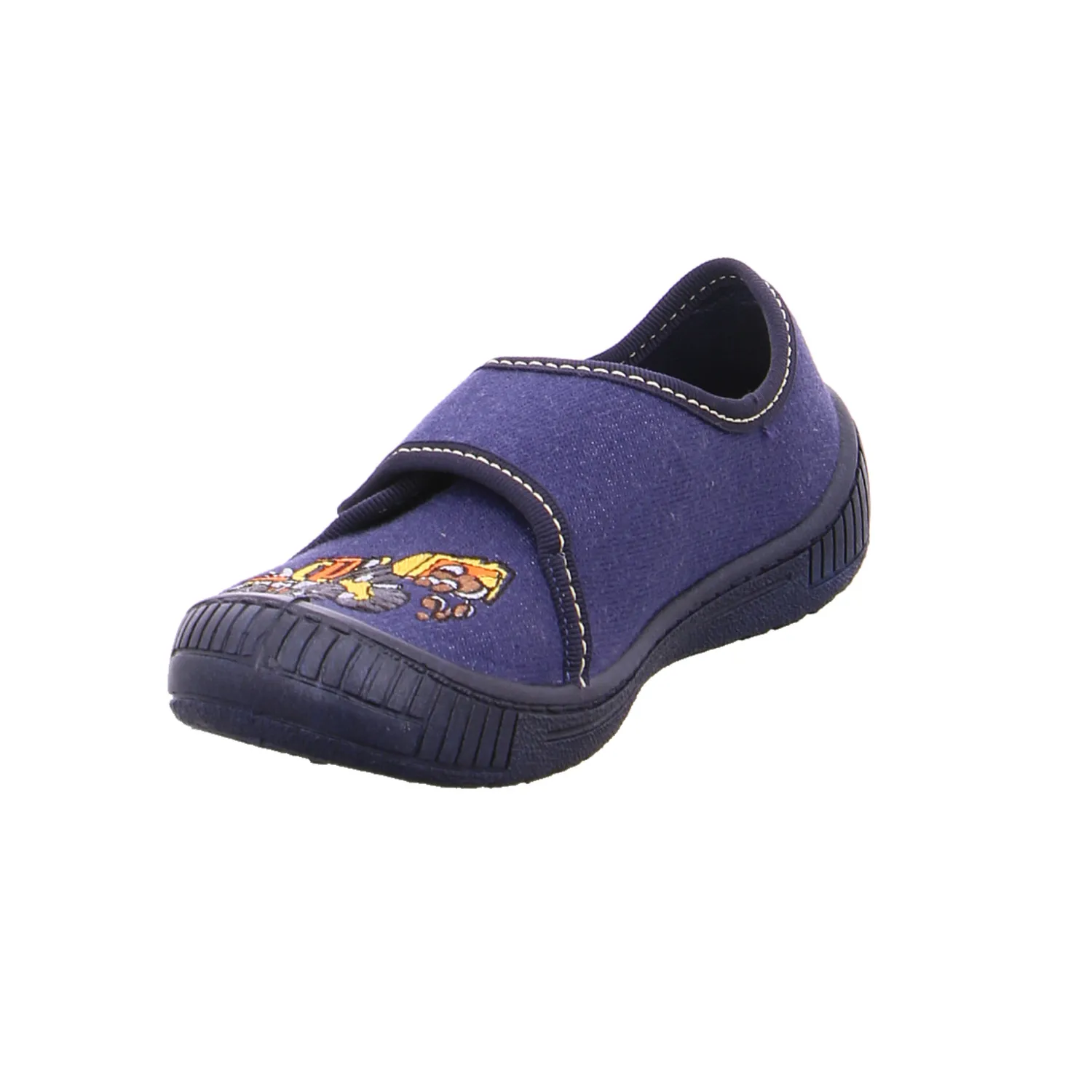 BECK Jungenhausschuh Kinder-Hausschuh Blau Textil BECK Jungenhausschuh Kinder-Hausschuh Blau Textil