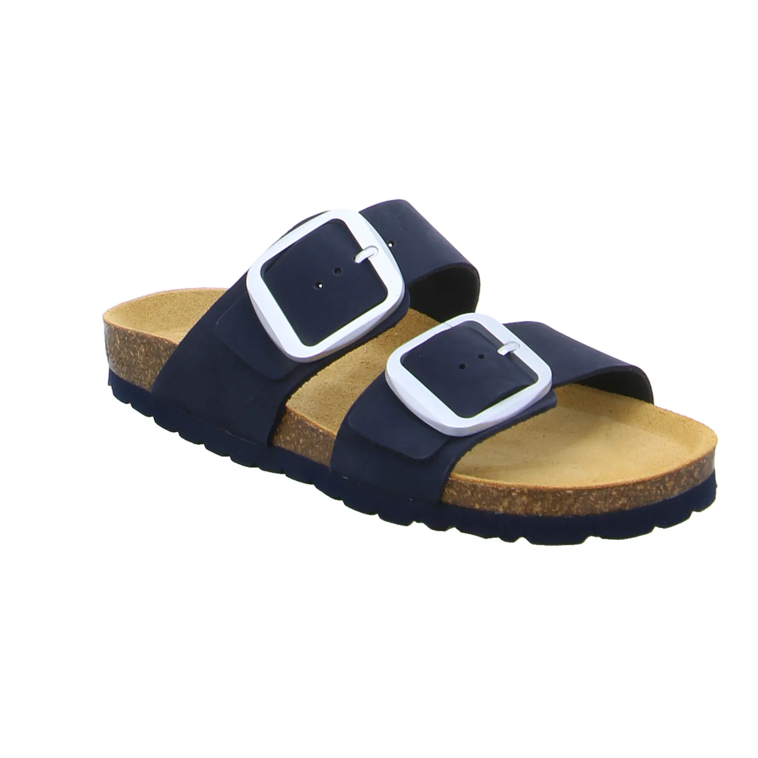 BIOLife Buckle 12326/Plata Nac Bio-Fussbett Navy Leder BIOLife Buckle 12326/Plata Nac Bio-Fussbett Navy Leder