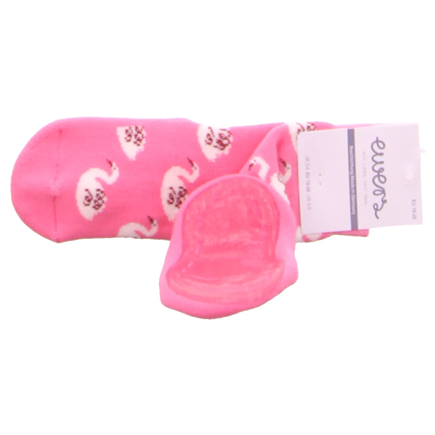 EWERS Vollsohle, Schwan Antirutsch-Socken Pink Textil EWERS Vollsohle, Schwan Antirutsch-Socken Pink Textil