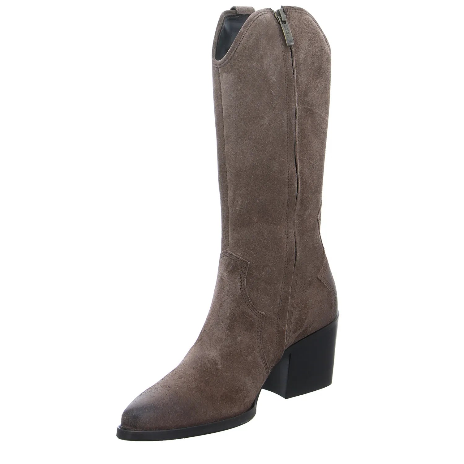 PAUL GREEN Stiefel Taupe Leder PAUL GREEN Stiefel Taupe Leder
