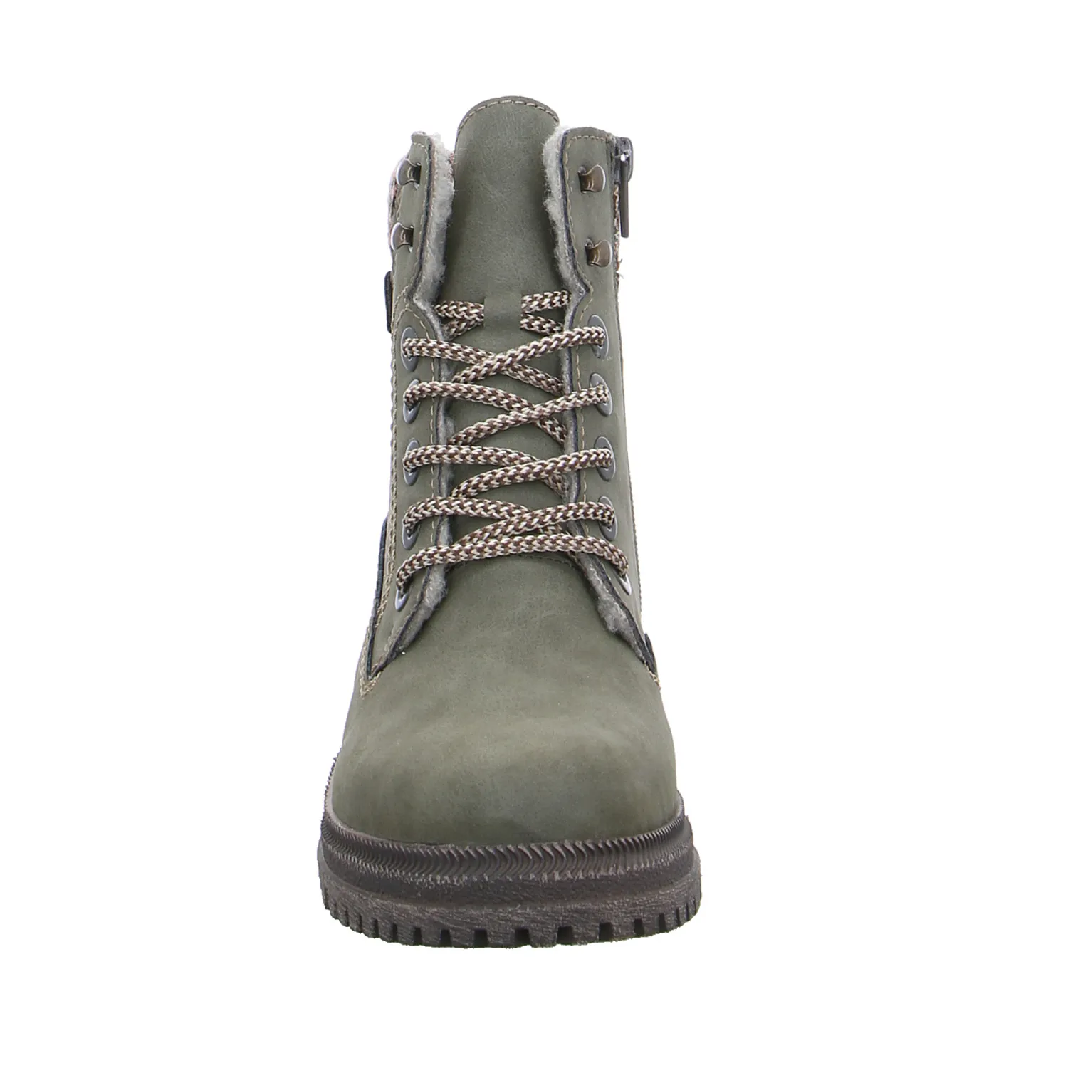 RIEKER Boot Olive Lederimitat RIEKER Boot Olive Lederimitat