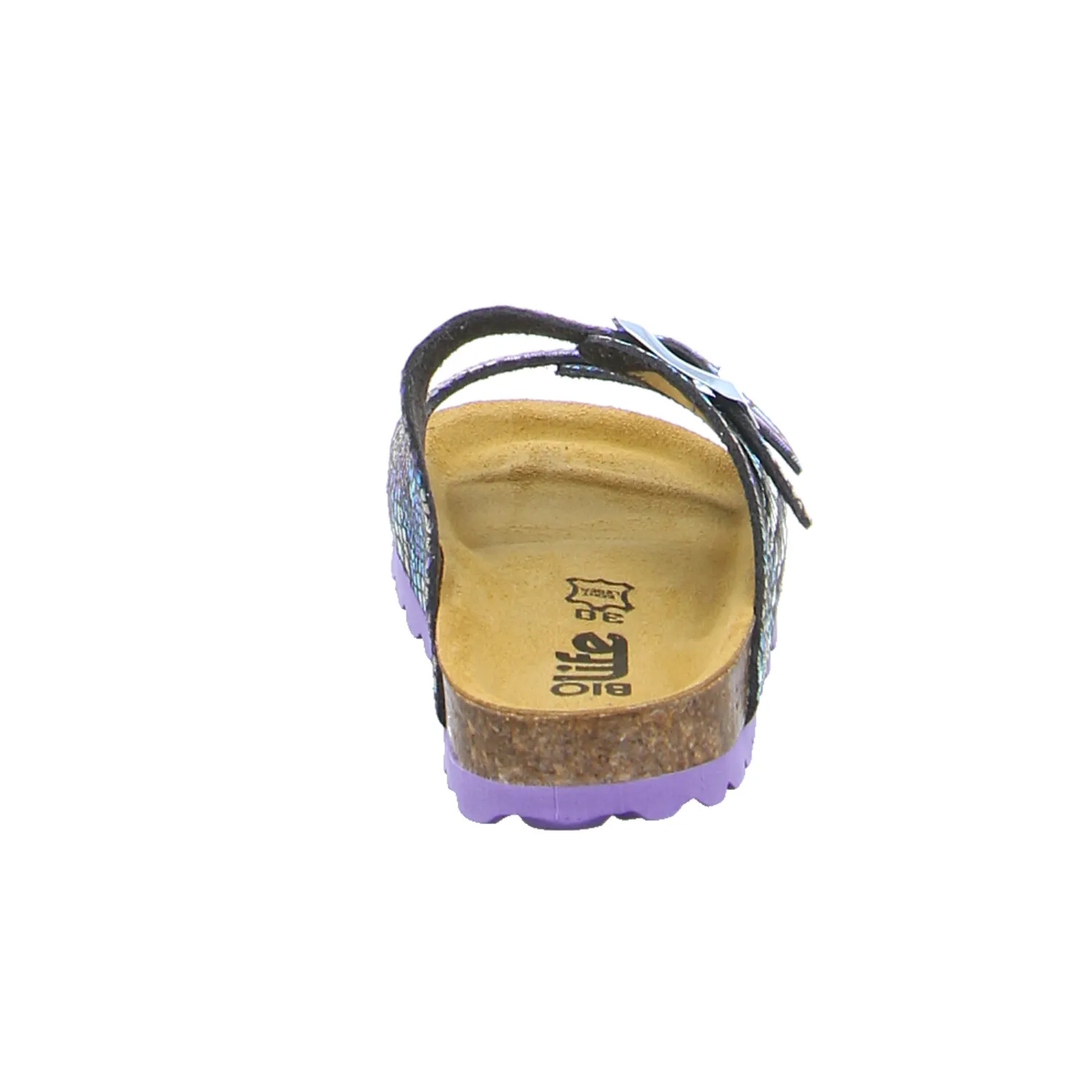 BIOLife Mädchen Kinder-Pantolette Multicolor Lederimitat BIOLife Mädchen Kinder-Pantolette Multicolor Lederimitat