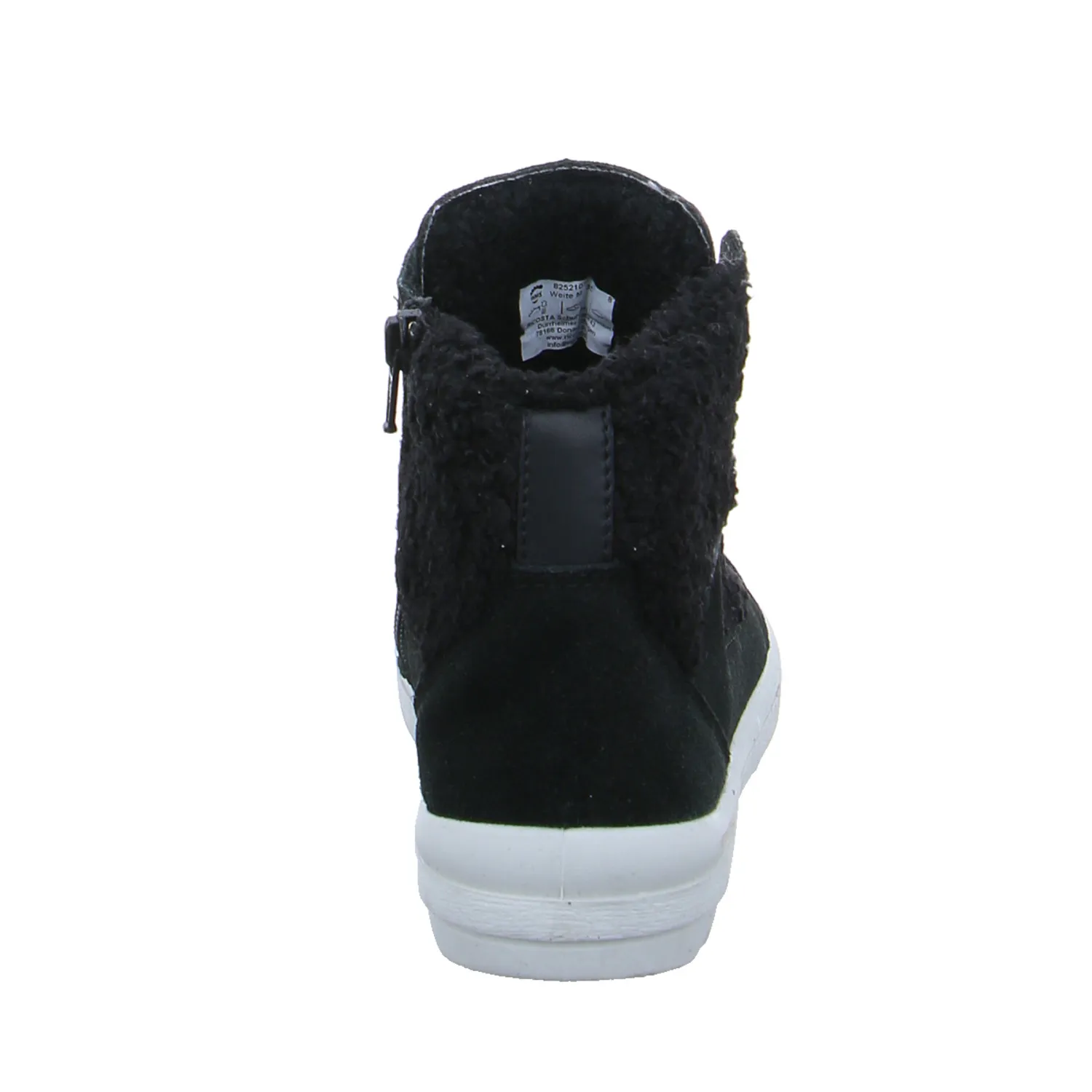 RICOSTA Schnür-Boot Mädchen-Winter-Bottine Schwarz Leder 