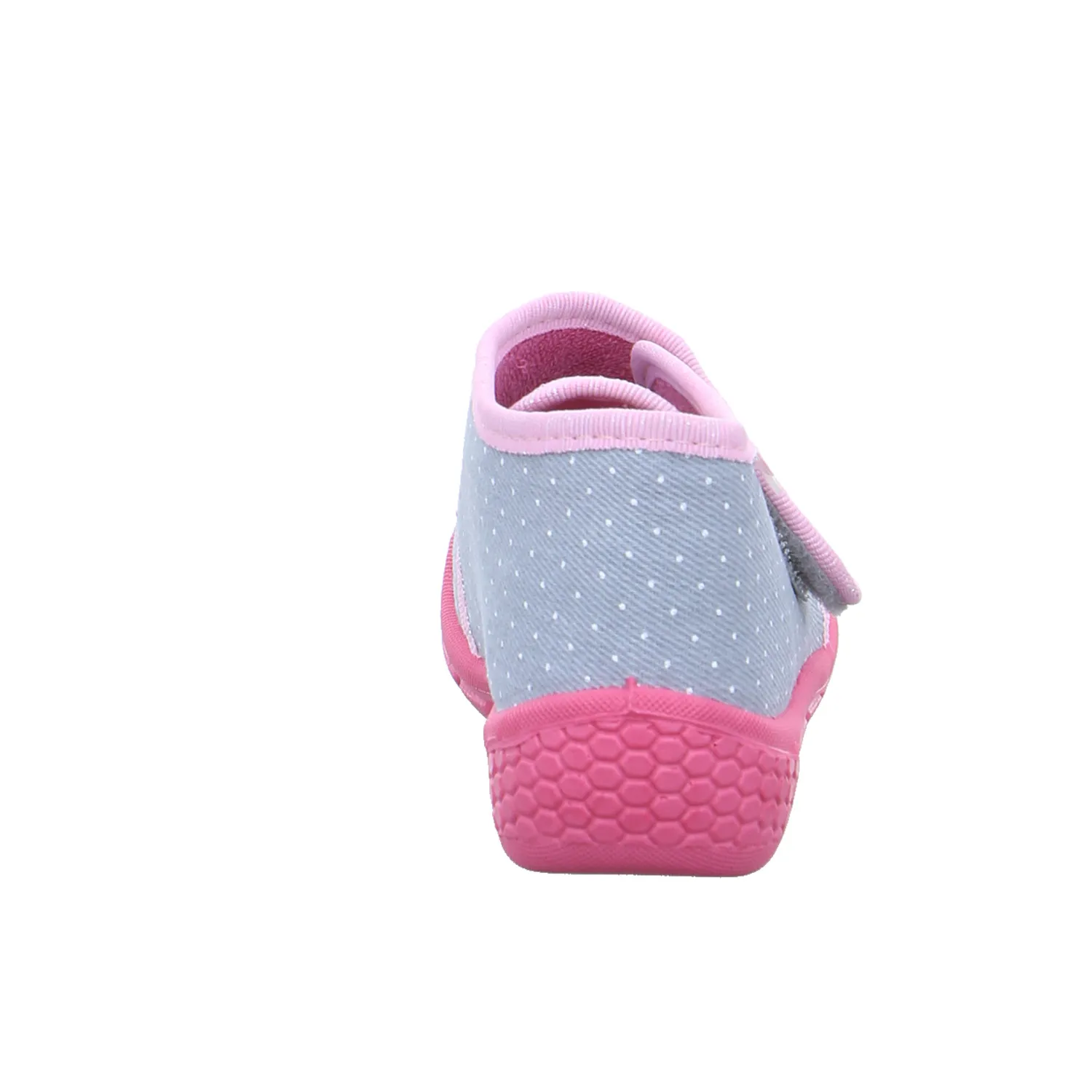 FISCHER Mädchen Baby-Hausschuh Silber Textil FISCHER Mädchen Baby-Hausschuh Silber Textil
