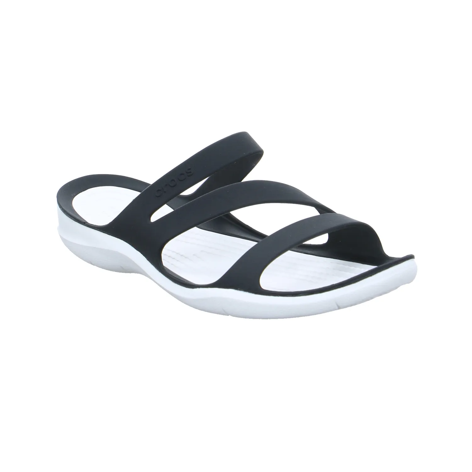 CROCS Badeschuhe unisex Schwarz Synthetik CROCS Badeschuhe unisex Schwarz Synthetik