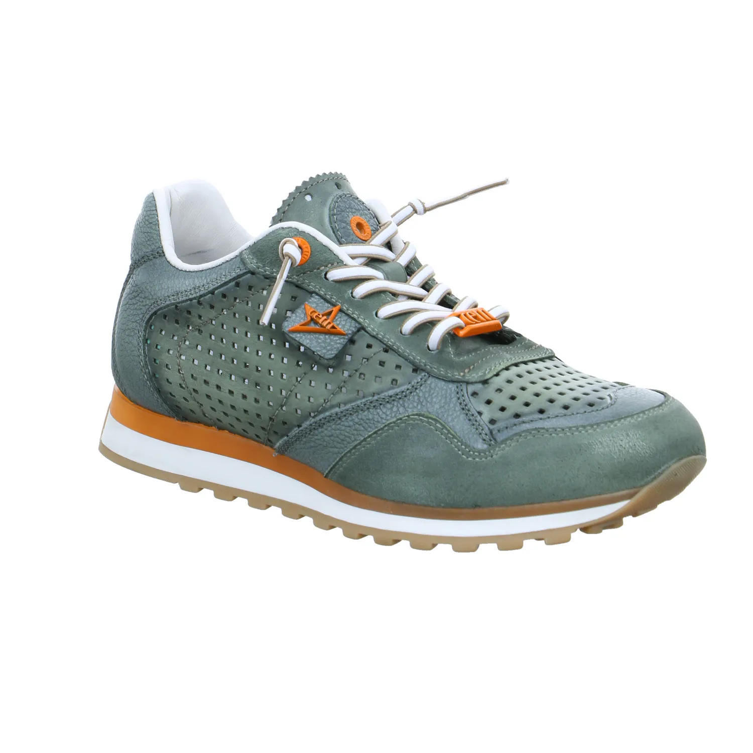 CETTI Halbschuhe Sneaker Olive Leder CETTI Halbschuhe Sneaker Olive Leder