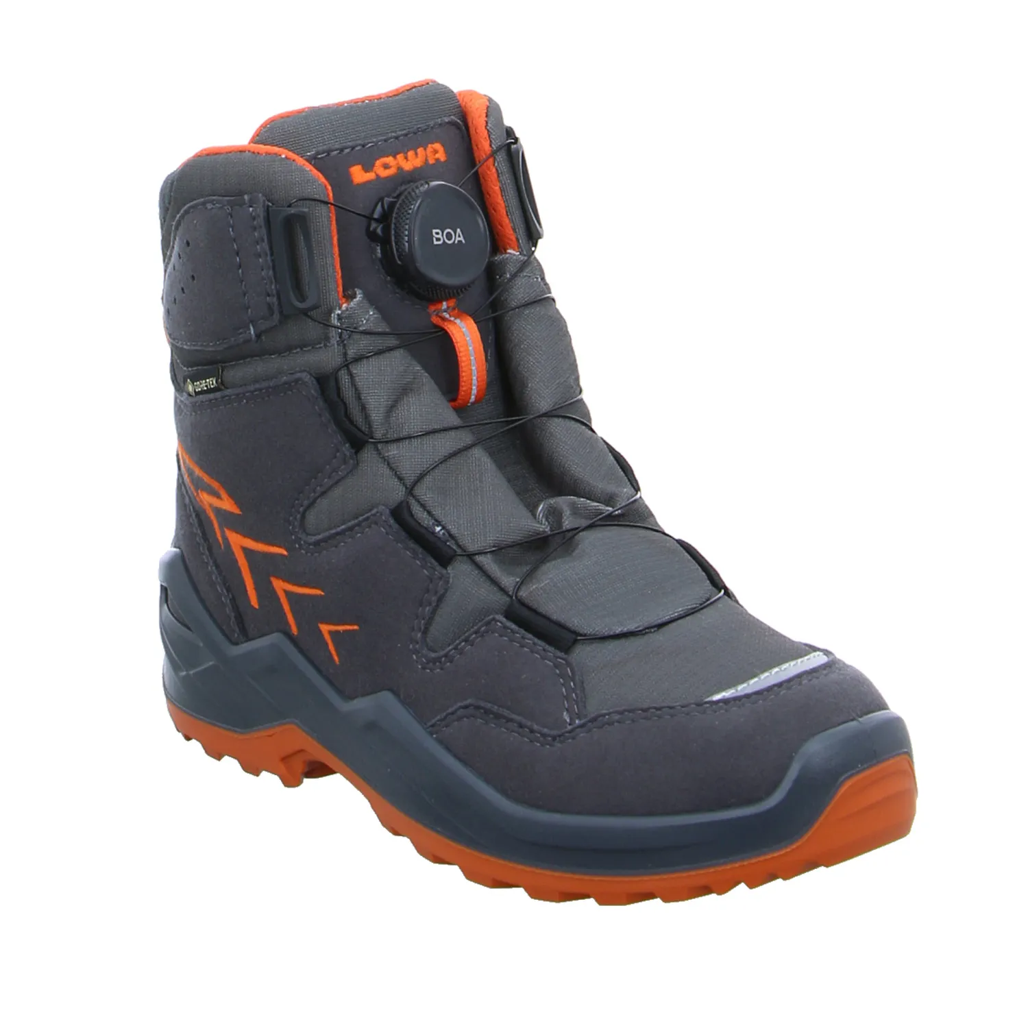 LOWA Winterstiefel Jungen- Snowboot Membran Dunkelblau Textil LOWA Winterstiefel Jungen- Snowboot Membran Dunkelblau Textil