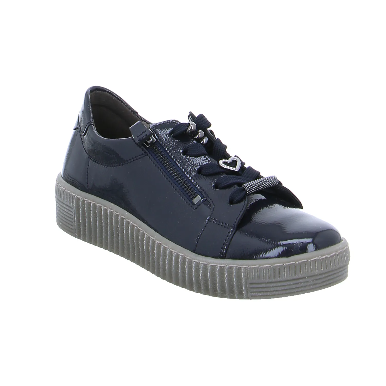 GABOR Sneaker Blau Leder 