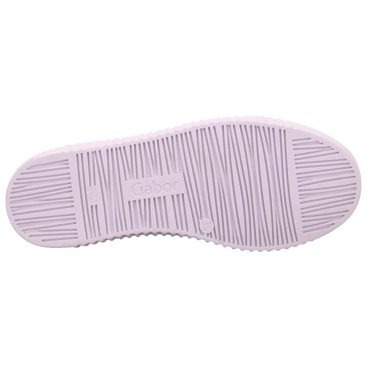 GABOR mit Wechselfussbett Sneaker Silber Leder GABOR mit Wechselfussbett Sneaker Silber Leder