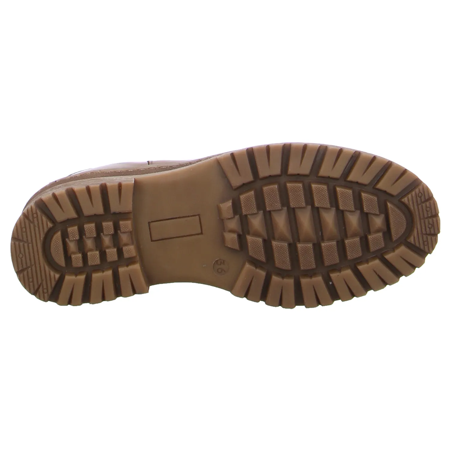 SCHUHENGEL Boot Beige Leder SCHUHENGEL Boot Beige Leder