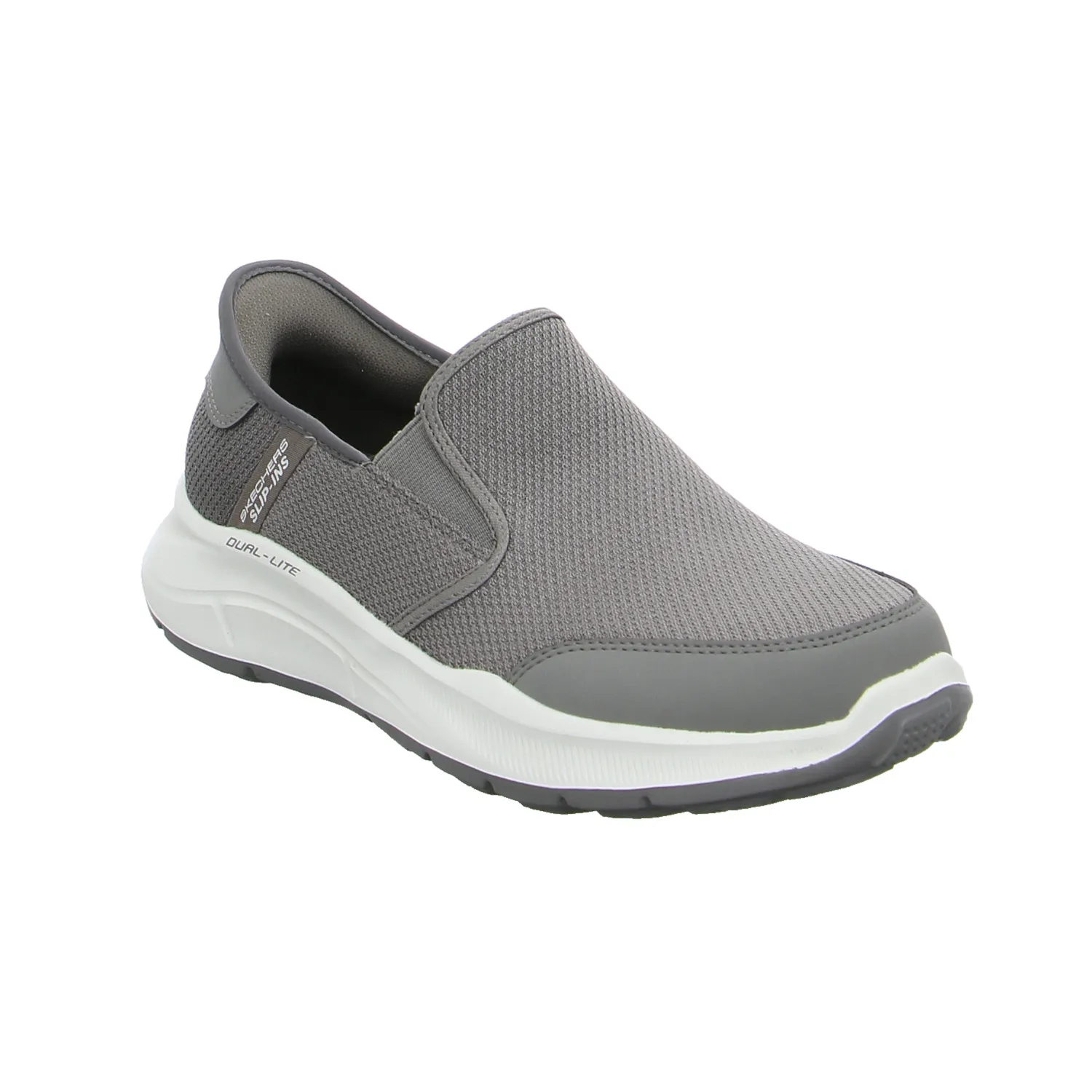 SKECHERS Halbschuh-Schlüpfer Taupe Synthetik 