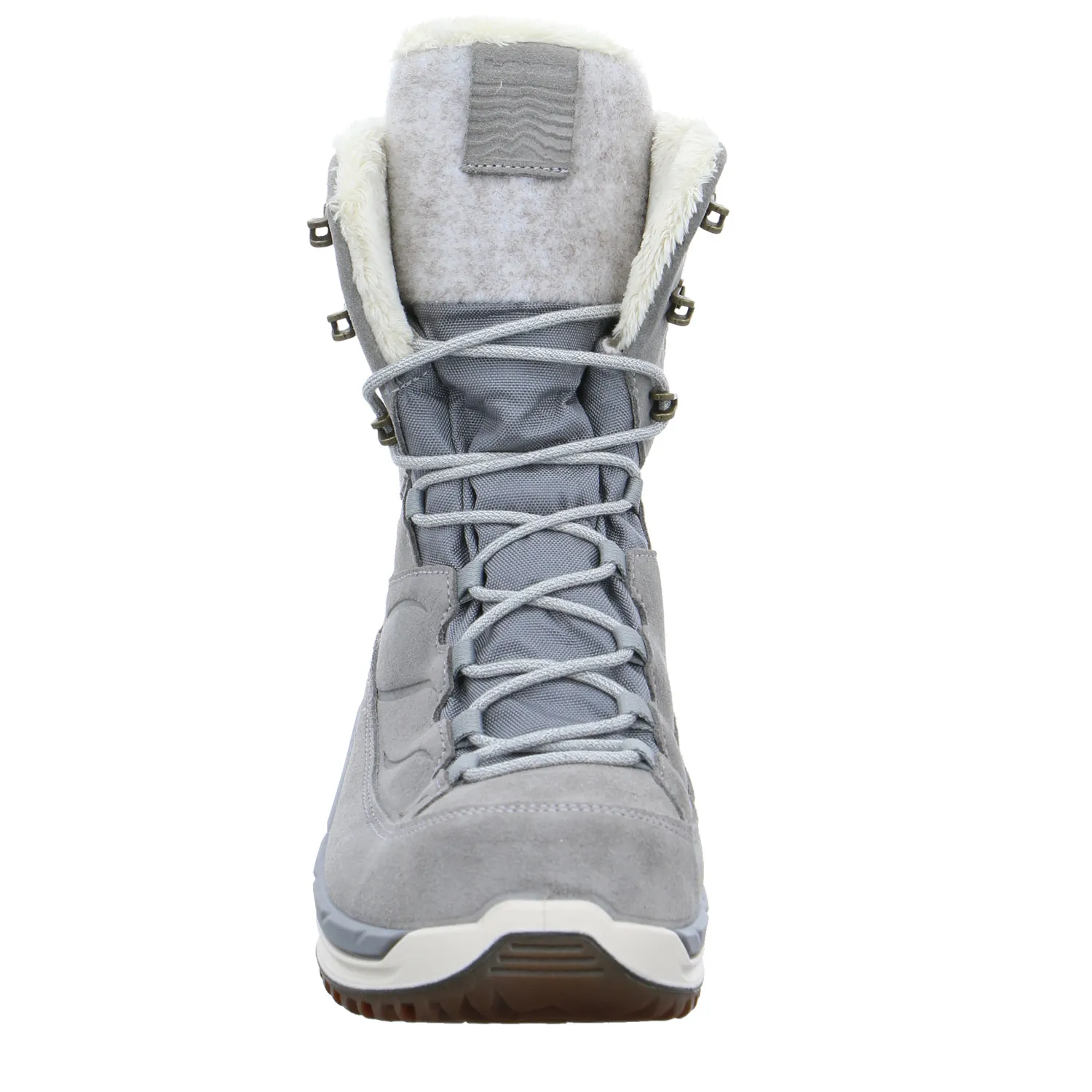 LOWA Snowboots Damen Grau Leder LOWA Snowboots Damen Grau Leder